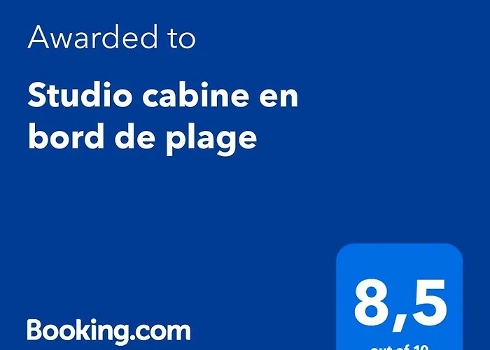 Appartement studio de 18 m2 et une terrasse de 9 m2 en rez-de chaussée entièrement refait à neuf avec accès direct à la plage